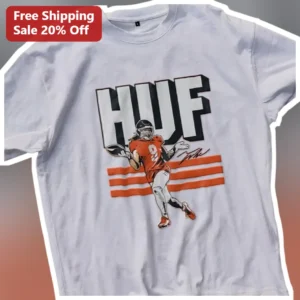 HUF Justin Herbert Signature Football Player Graphic Tee Los Angeles Chargers NFL Fan Gear Streetwea available at our Los Angeles warehouse