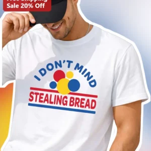 I Don't Mind Stealing Bread Tee Hunger Strike Lyric Graphic Shirt for Grunge Fans available at our Los Angeles warehouse