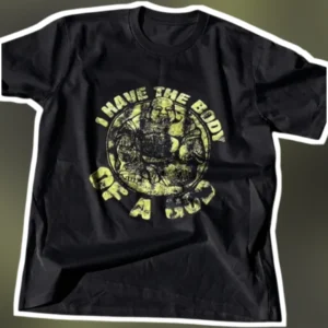 I Have The Body Of A God Brawn Meme Graphic Tee Funny Gym Humor Shirt For Men available at our Los Angeles warehouse