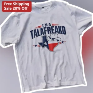 I'M A TALAFREAKO James Talarico Texas US Senate Graphic Tee available at our Los Angeles warehouse