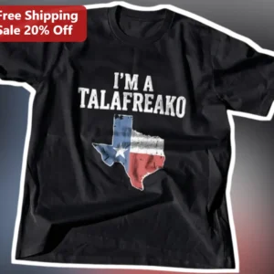 I'M A TALAFREAKO Tee Texas Rock Band Graphic Shirt Vintage Distressed Design available at our Los Angeles warehouse