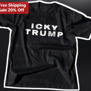 Icky Trump Tee Anti-Trump Political Satire Graphic T-Shirt for Men Women available at our Los Angeles warehouse