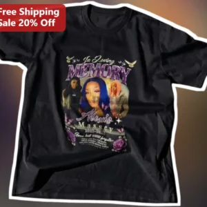 In Loving Memory Gone But Never Forgotten Memorial Tee Personalized Sympathy Gift available at our Los Angeles warehouse