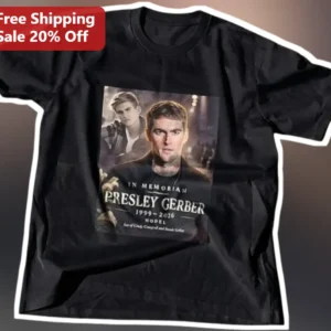 In Memoriam Presley Gerber Tribute Tee In Loving Memory Photo Shirt available at our Los Angeles warehouse