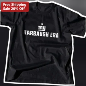 In My Harbaugh Era Tee Jim Harbaugh Michigan Wolverines College Football Fan Shirt available at our Los Angeles warehouse