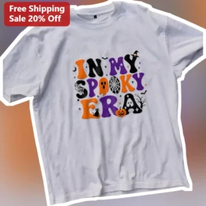 In My Spooky Era Graphic Tee Halloween Shirt available at our Los Angeles warehouse