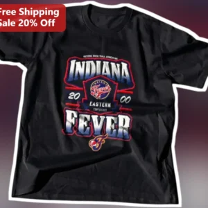 Indiana Fever Eastern Conference WNBA Basketball Fan Tee available at our Los Angeles warehouse