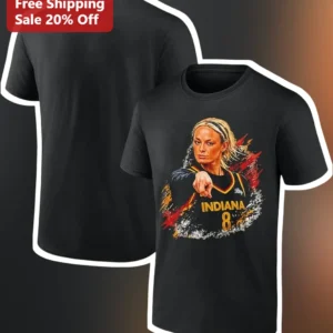 Indiana Fever WNBA Basketball Player Aliyah Boston Graphic Tee available at our Los Angeles warehouse