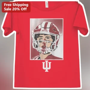 Indiana Hoosiers Football Player Pop Art Tee College Fan Gift available at our Los Angeles warehouse