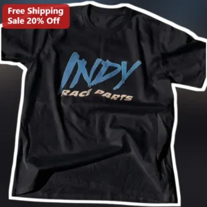 Indy Race Parts Tee Vintage Grunge Graphic T-Shirt for Auto Racing Fans Mechanics available at our Los Angeles warehouse