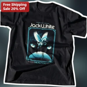 Jack White The Fillmore Tee Vintage Rock Concert Graphic T-Shirt for Music Fans available at our Los Angeles warehouse