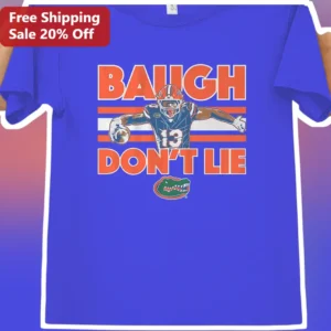 Jadan Baugh Don't Lie Florida Football Retro Vintage Graphic Tee available at our Los Angeles warehouse