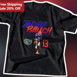 Jadan Baugh Florida Gators Tee College Football NIL Fan Shirt available at our Los Angeles warehouse