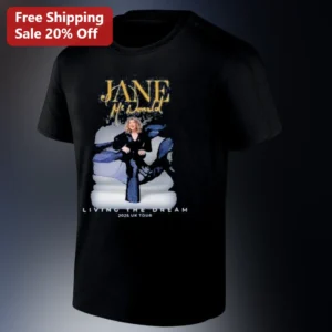 Jane McDonald Living the Dream 2026 UK Tour Tee, Vintage Concert Graphic Shirt Gift for Fans available at our Los Angeles warehouse