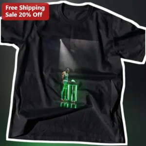 Jayson Tatum Graphic Tee Boston Celtics Fan Gift Black Cotton Shirt available at our Los Angeles warehouse