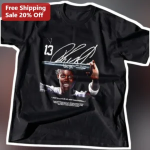Jazz Chisholm Jr New York Baseball Tee Signature Number 13 Yankees Fan Shirt available at our Los Angeles warehouse