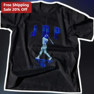 JDP Josue Of Paula Tee Baseball Prospect Graphic Shirt For Dodgers Fans available at our Los Angeles warehouse