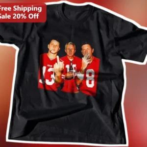 Joe Montana Bootleg Style Tee Vintage 80s SF 49ers Football Graphic Shirt available at our Los Angeles warehouse