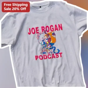 Joe Rogan Podcast Anime Style Graphic Tee for Fans available at our Los Angeles warehouse