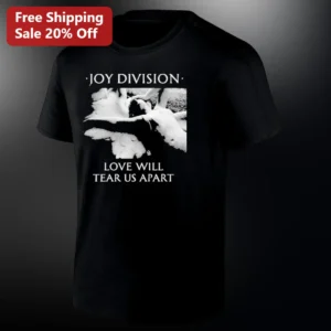 Joy Division Love Will Tear Us Apart Tee Vintage Post-Punk Band Shirt Gift for Music Fans available at our Los Angeles warehouse