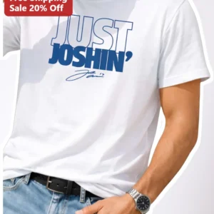 Just Joshin' Signature of Josh Allen Buffalo Bills NFL Quarterback Graphic Tee available at our Los Angeles warehouse