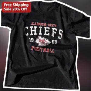 Kansas City Chiefs Football Vintage Retro Distressed Graphic Tee NFL Fan Apparel available at our Los Angeles warehouse