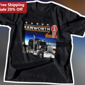 Kenworth Vintage Bug Logo Graphic Tee for Truck Drivers and Enthusiasts available at our Los Angeles warehouse