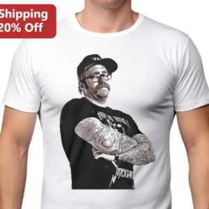 Kevin Smith Tee Jay and Silent Bob Director Portrait Graphic T-Shirt for Film Fans available at our Los Angeles warehouse