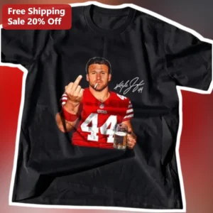 Kyle Juszczyk Tee San Francisco 49ers NFL Player Graphic Shirt Edgy Humor Gift for Men available at our Los Angeles warehouse
