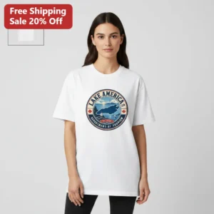 Lake America Department of Tourism Est 2026 Tee Vintage Travel Badge Shirt Gift for Lake Life Lovers available at our Los Angeles warehouse