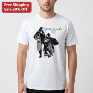 Laszlo Nadja Bats Tee What We Do in the Shadows Vampire Comedy Fan Gift available at our Los Angeles warehouse