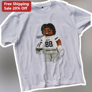 LAUNCH CLUB Roblox Football Player Graphic Tee Personalized Gamer Gift available at our Los Angeles warehouse