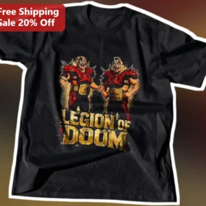Legion of Doom Road Warriors Vintage Wrestling Tee available at our Los Angeles warehouse