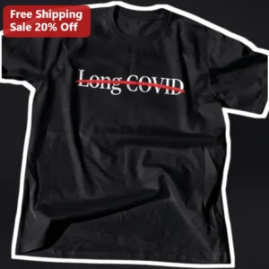 Long COVID Awareness Tee Support for Survivors and Healthcare Workers available at our Los Angeles warehouse
