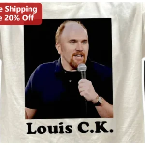 Louis C.K. Stand Up Comedy Fan Graphic Tee for Men Women Gift available at our Los Angeles warehouse