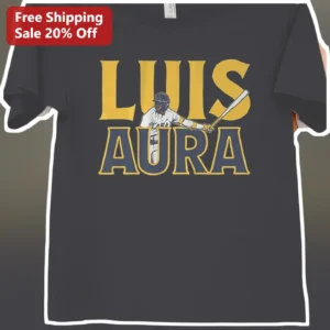 Luis Aura Baseball Player Graphic Tee for Men Women Fan Gift available at our Los Angeles warehouse