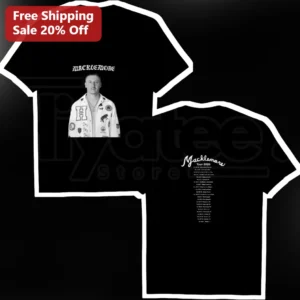 Macklemore Tour 2026 Graphic Tee Hip Hop Concert Merch Gift for Fans available at our Los Angeles warehouse
