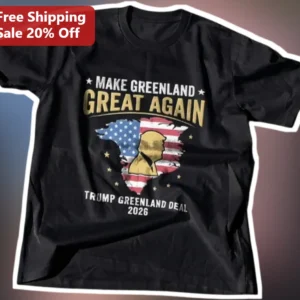 Make Greenland Great Again Trump Greenland Deal Graphic Tee available at our Los Angeles warehouse