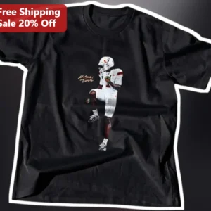 Malachi Toney Signature Watercolor Football Player Graphic Tee Florida Gators Fan Gift available at our Los Angeles warehouse