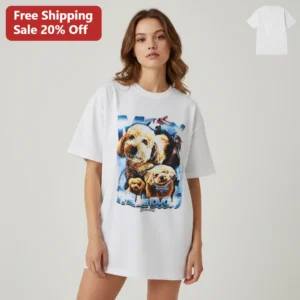 Max The L.E.D.O.G.S Tee Vintage 90s Bootleg Rap Poodle Doodle Dog Parody Graphic Shirt Gift for Dog available at our Los Angeles warehouse