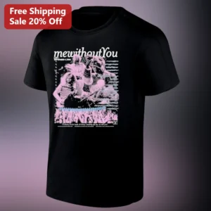 mewithoutYou Tee Vintage Glitch Concert Photo Graphic Shirt Gift for Alternative Rock Indie Music Fa available at our Los Angeles warehouse