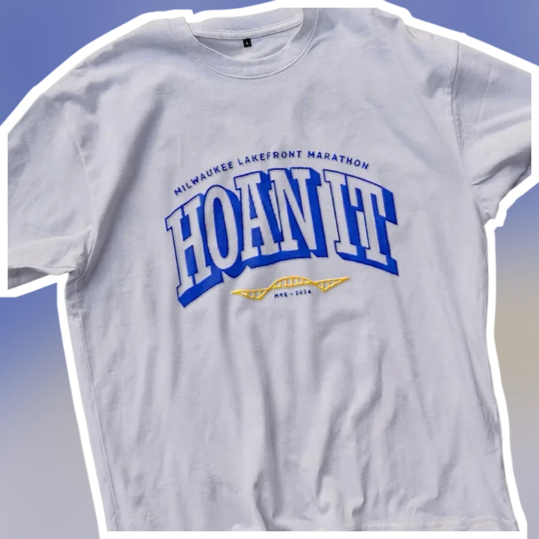 Milwaukee Lakefront Marathon Hoan It Tee Own The Hoan Challenge Running Shirt available at our Los Angeles warehouse