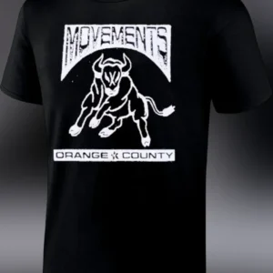 Movements Orange County Band Tee Post-Hardcore Punk Rock Graphic Shirt available at our Los Angeles warehouse