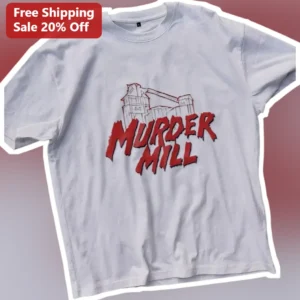 Murder Mill Tee Dead by Daylight Horror Shirt The Casting of Frank Stone Replica Graphic T-Shirt available at our Los Angeles warehouse