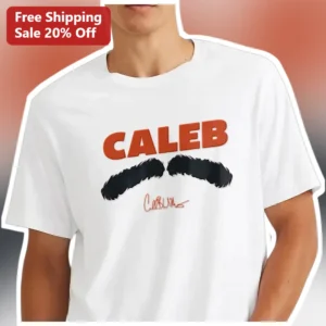 Mustache Name Personalized T-Shirt Custom Last Name Graphic Tee for Men Women Gift available at our Los Angeles warehouse