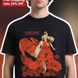 My Chemical Romance The Black Parade 2026 Tee Emo Rock Band Merch Graphic Shirt available at our Los Angeles warehouse