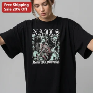 NAILS Dollar Pit Generation Tee Tee available at our Los Angeles warehouse