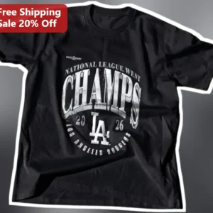 National League West Champs Los Angeles Dodgers Tee Vintage NL West Champions Baseball Fan Shirt available at our Los Angeles warehouse