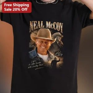 Neal McCoy Life's A Little Sweeter With Country Music Vintage Graphic Tee available at our Los Angeles warehouse