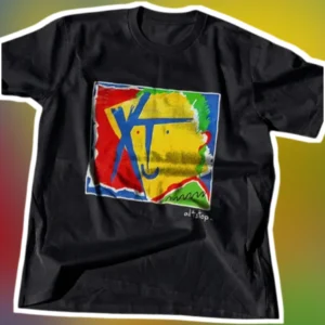 Neo-expressionist Abstract Face Art Tee Colorful Modern Pop Art Graphic Shirt for Art Lovers available at our Los Angeles warehouse